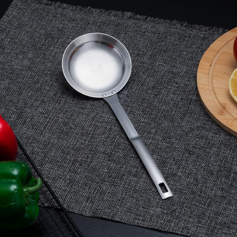 HANYANG 304 ложка для фильтрации масла из нержавеющей стали, товары для дома, изоляционная ложка для соевого молока, сока, сетка для масла, поролоновый фильтр, сетка, утечка