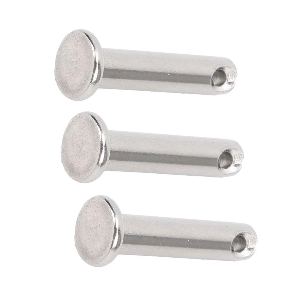 50pcs Precision Flat Head Clevis Pins Durable Single Hole Clevis Pins For Trailer Latch