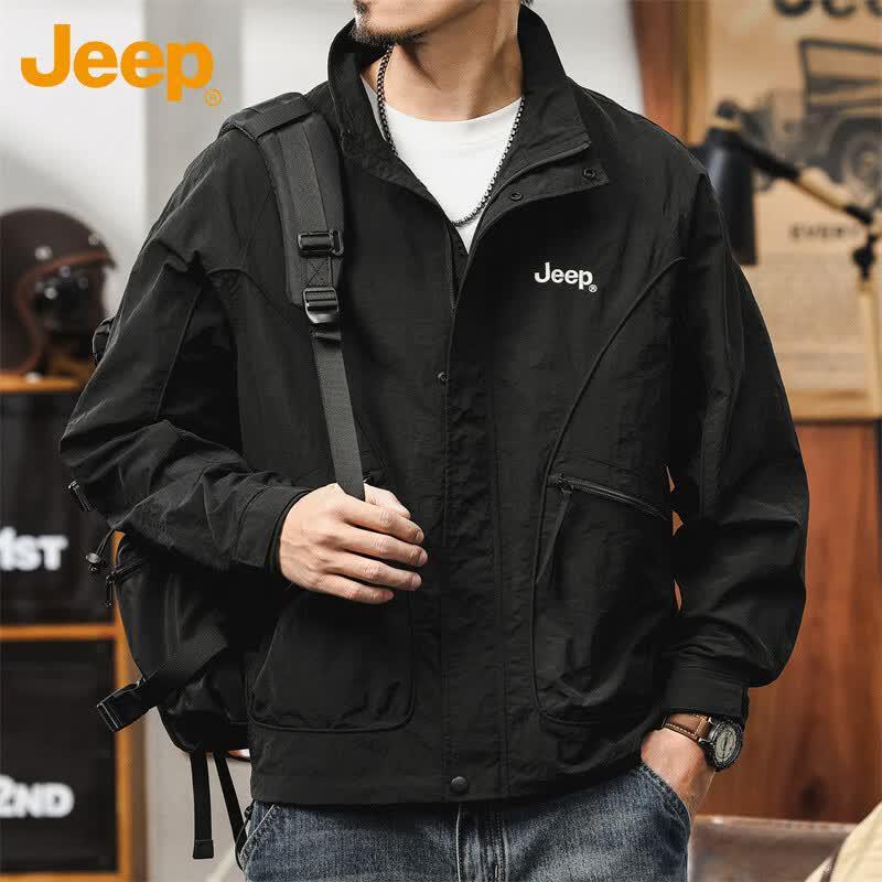 Jeep Мужская повседневная куртка для работы на открытом воздухе