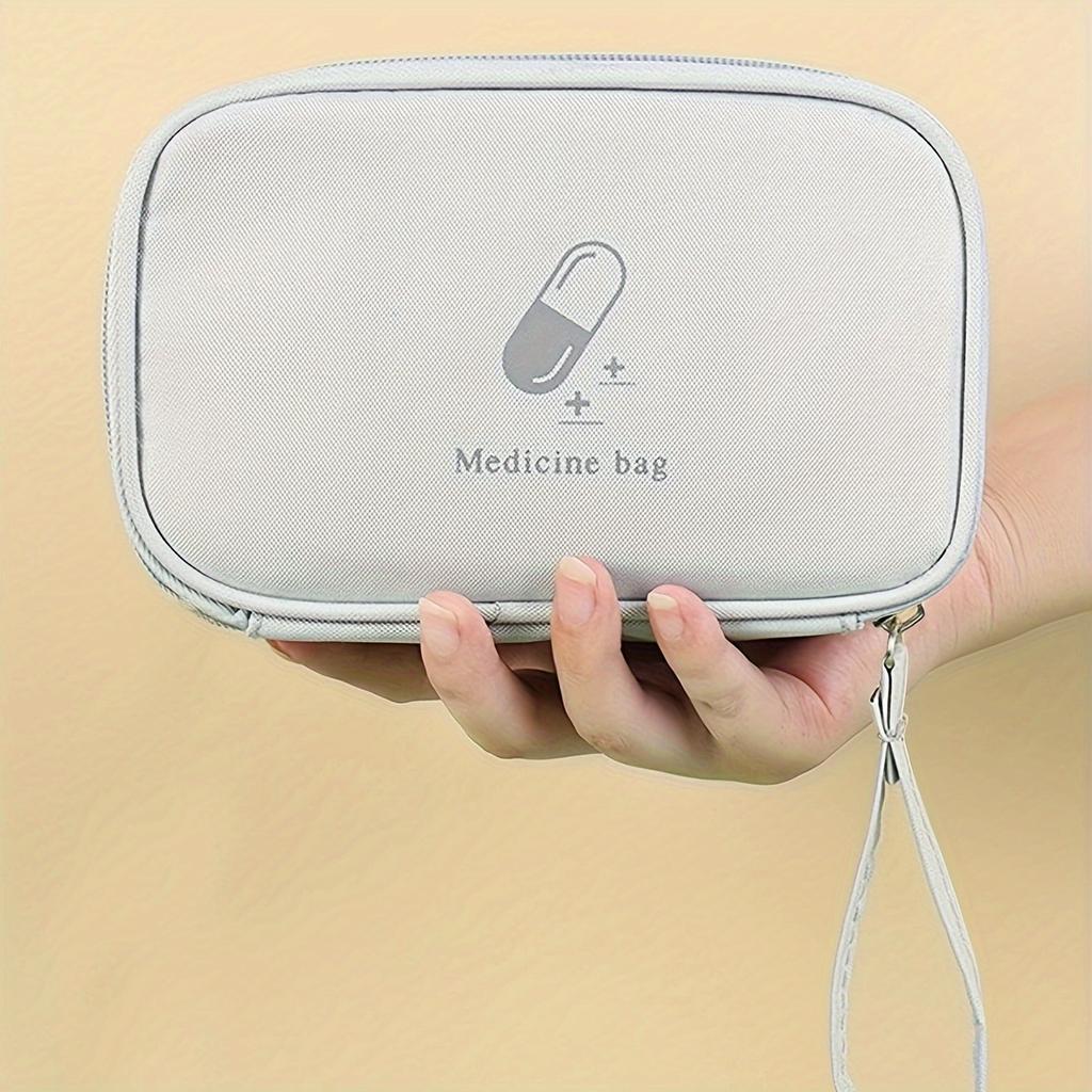 1 шт. Портативная сумка для лекарств Аптечка первой помощи Медицинские наборы для экстренной помощи Органайзер Для путешествий на открытом воздухе Домашняя сумка для хранения лекарств и таблеток