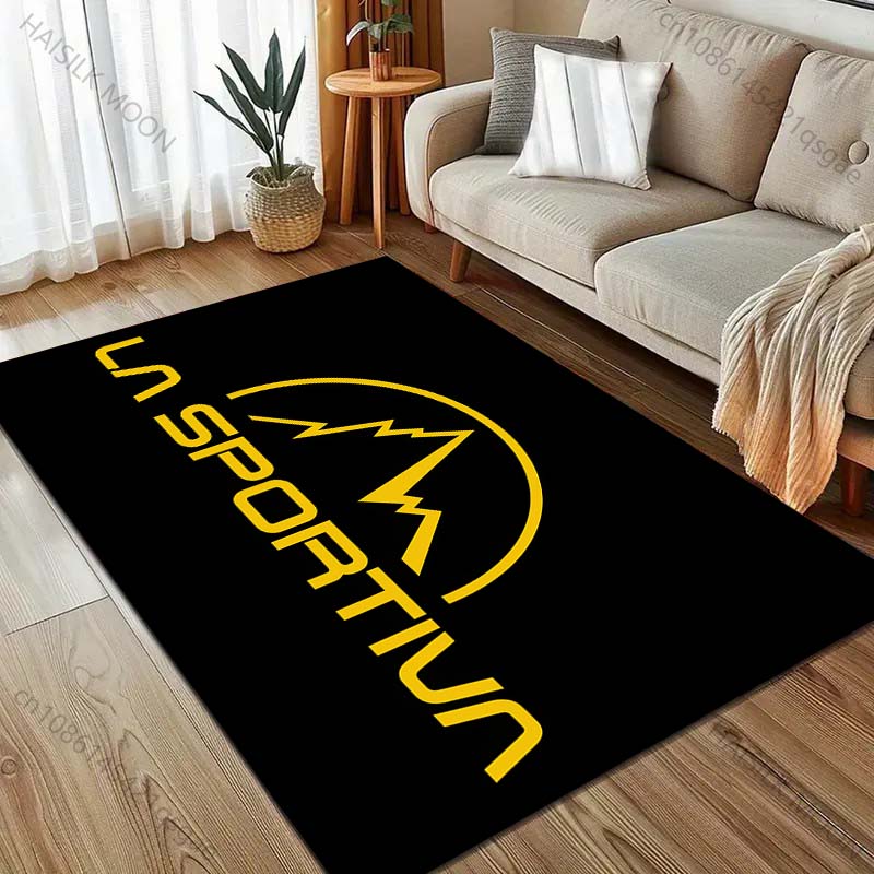 1PC L-LaSportiva Painting Carpet for Living Room Bedroom Sofa Doormat Decor Sofa Table Area Rug Non-slip Floor Mat for Gifts