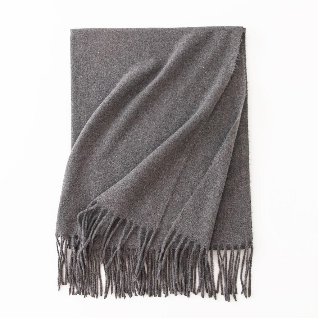 Cashmere Feel Scarf Autumn and Winter Korean Imitation Cashmere Girls High End Shawl Warm Scarf