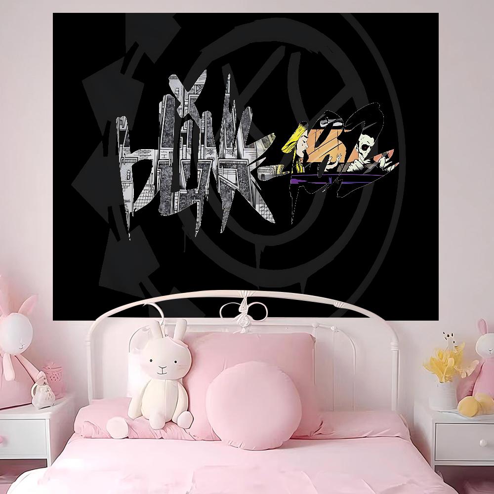 BBLINK182 Band DIY Wall Tapestry For Living Room Home Dorm Decor Wall Art Decor