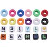 2025 Latest Model Letter Beads 6mm 10 Color Elastic Thread Big Hole Beads Set for Crafts M