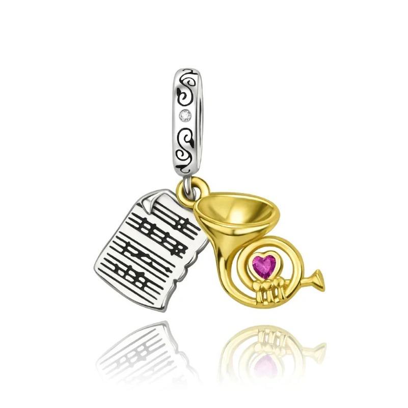 Снова в школу Медные шармы Сумка Наушники Кубик Рубика Часы Игровая консоль Бусина Подвеска Подходит для браслета Ожерелье Ювелирные изделия