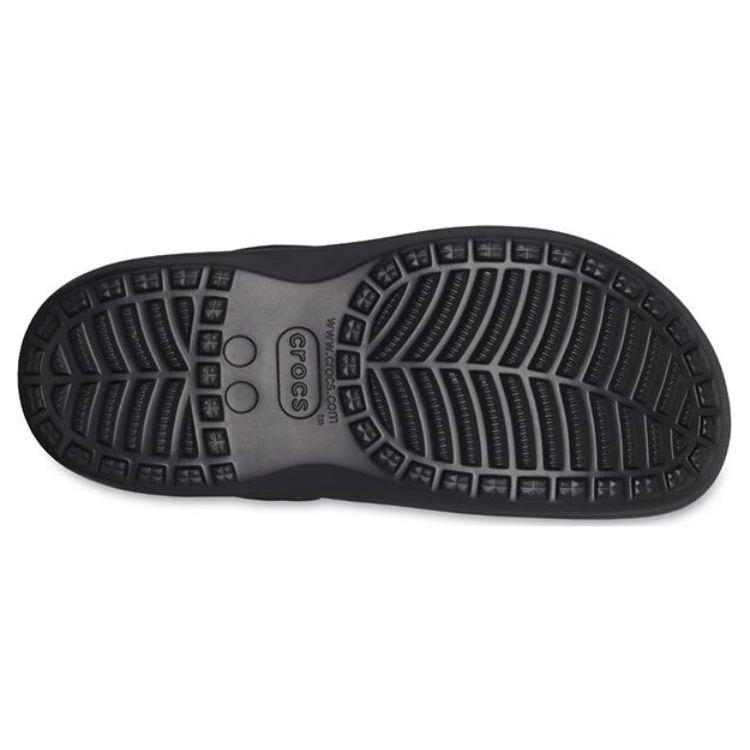 Crocs Baya Платформа Клог EVA Cloud Теплый Хлопок 4.2см Клоги Женские Клоги Черные 208708-001