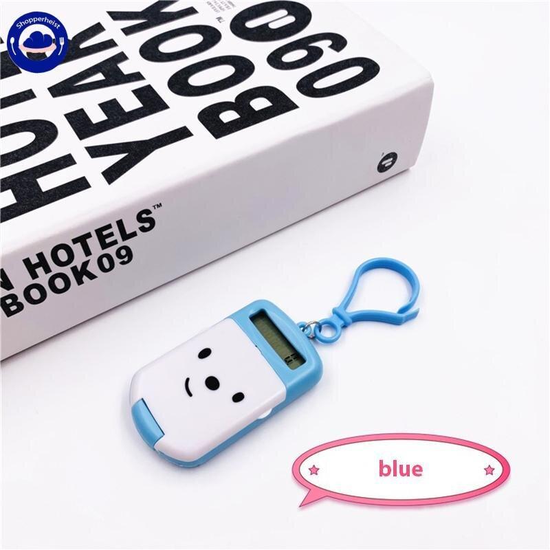 Мини-калькулятор Милый мультяшный с брелоком 8-значный дисплей Портативный карманный калькулятор