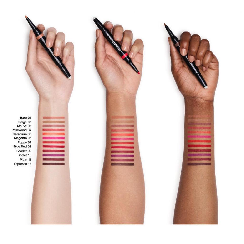 SHISEIDO Макияж Карандаш-лайнер для губ Ink Duo 01 Bare Lip Liner Pencil Покрывает Вертикальные Увлажняющий Shiseido 0.9г/0.2г (Выдвижной Тип) Линии,