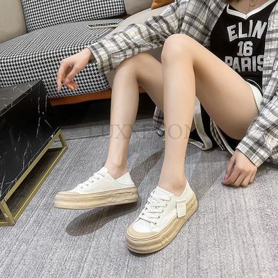 Кроссовки женские из натуральной кожи, модные повседневные, увеличивающие рост, спортивные кроссовки на платформе для женщин, дизайнер Zapatos De Mujer