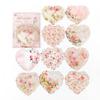 10 pcs Vintage lace Floral pattern material paper Literature and Art Decorative Diary Album Scrapbooking Background paper