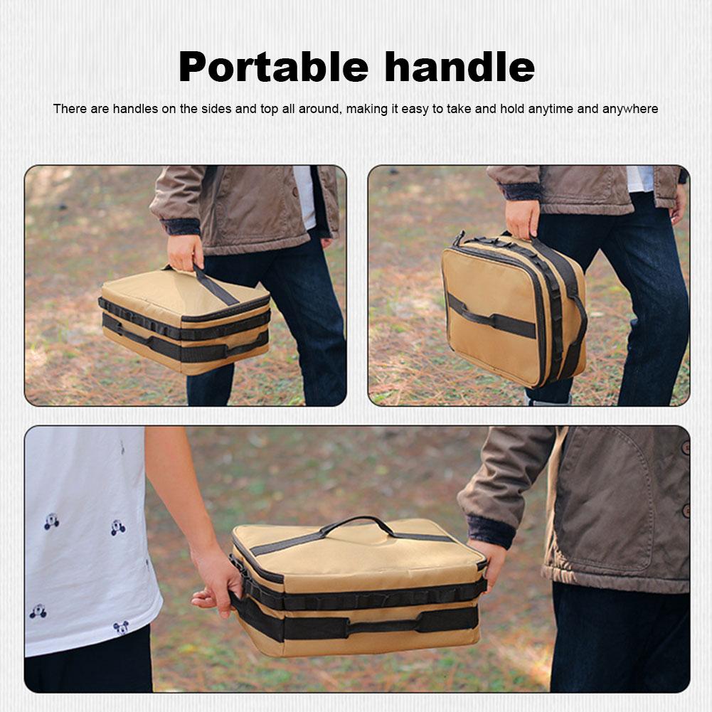 Тактическая сумка для хранения на природе, 15 л, большая вместительная сумка для хранения плиты, ткань Оксфорд, органайзер для пикника, коробка для кемпинга, пешего туризма, путешествий