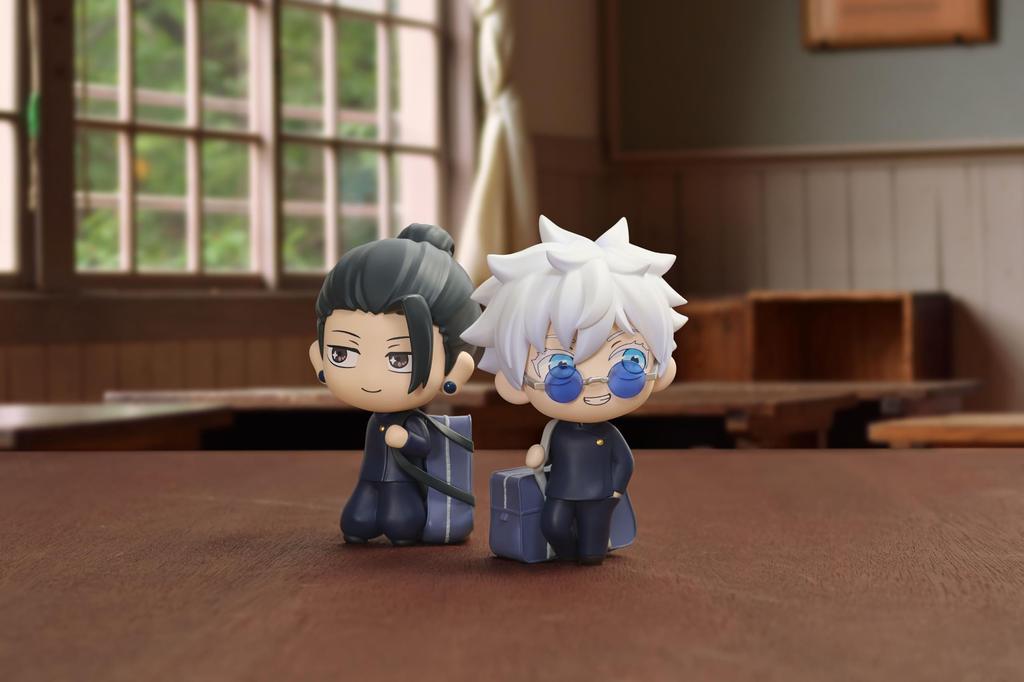 Rowtashii Шум Тэкупику Магическая Битва Кайдзюцу Разрушитель Годзё Сатору Старшая Школа Магии 100мм ПВХ АБС Раскрашенная Подвижная Фигурка Шар/Шар - - Прибл. &