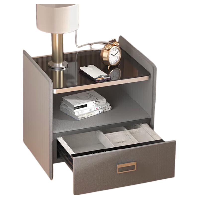 Deli Smart Bedside Safe with Fingerprint and Password Access