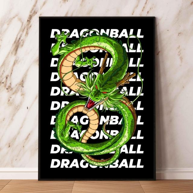 Японская аниме картина маслом Dragon Ball современная гостиная эстетический плакат изображение манги