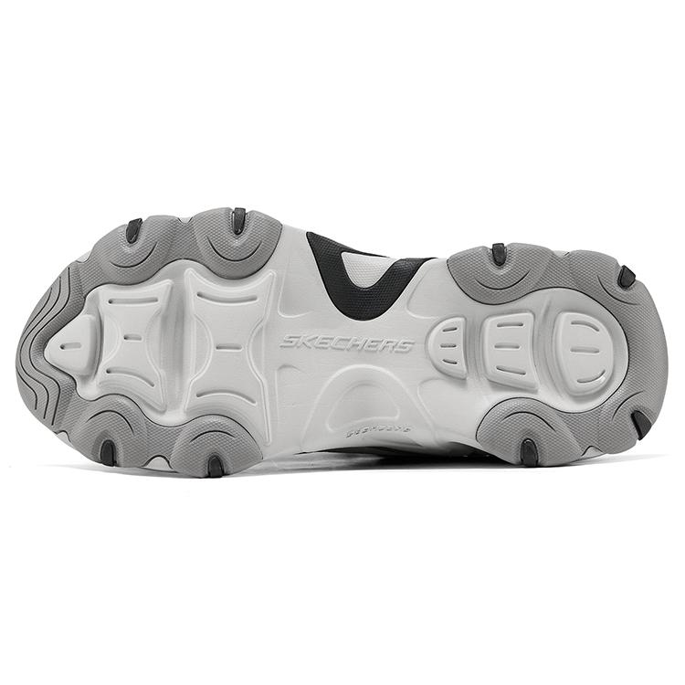 Skechers DLites 5.0 Panda Обувь Мужские Кроссовки Черный Серый Зеленый 232494-WBMT