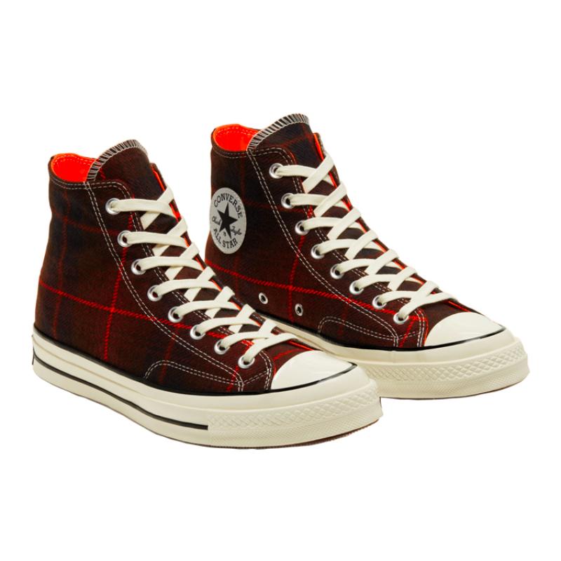 Converse Кеды Chuck Taylor All Star 70 Hi Black Orange Plaid Unisex