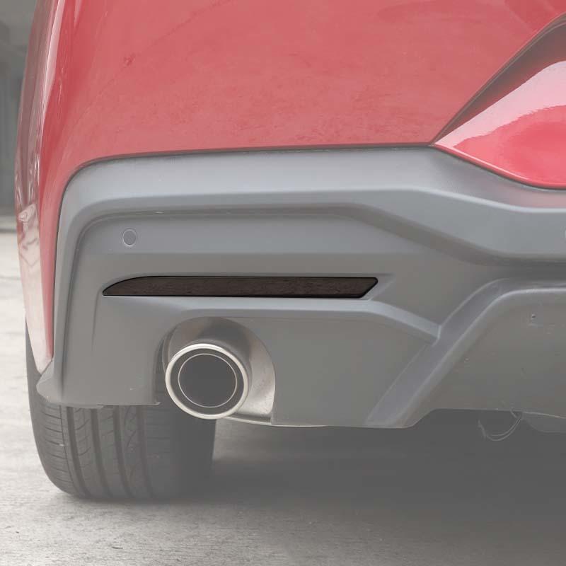 Автомобильные задние противотуманные фары декоративные крышки ABS украшения для Ford Mustang 2024 Up внешние аксессуары, матовый черный