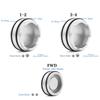 4L60E/4L65E/4L70E Pinless Forward Accumulator Piston Kit For Sonnax FWD 1-2&3-4
