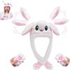 Bunny Ears Plush Hat Cute Bunny Hats Moving Ear Rabbit Hat with Moving Ears Cute Soft Plush