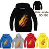 Новая детская одежда Толстовка с капюшоном PrestonPlayz с логотипом Fire Inspired Sweatshirts Толстовка Preston Playz Merch для мальчиков и девочек