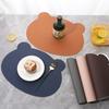 Double-Sided Table Placemat Wear Resistant Waterproof Non-slip Design Heat Insulation Table Mat Cup Coaster