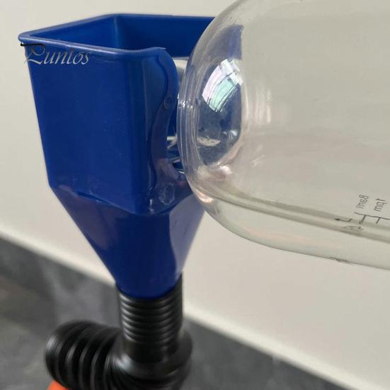 Воронка с защелкой для автомобиля, гибкий инструмент для слива с резьбовыми пряжками, универсальные пластиковые воронки с застежкой, портативная воронка с широким горлом для автомобиля, мотоцикла