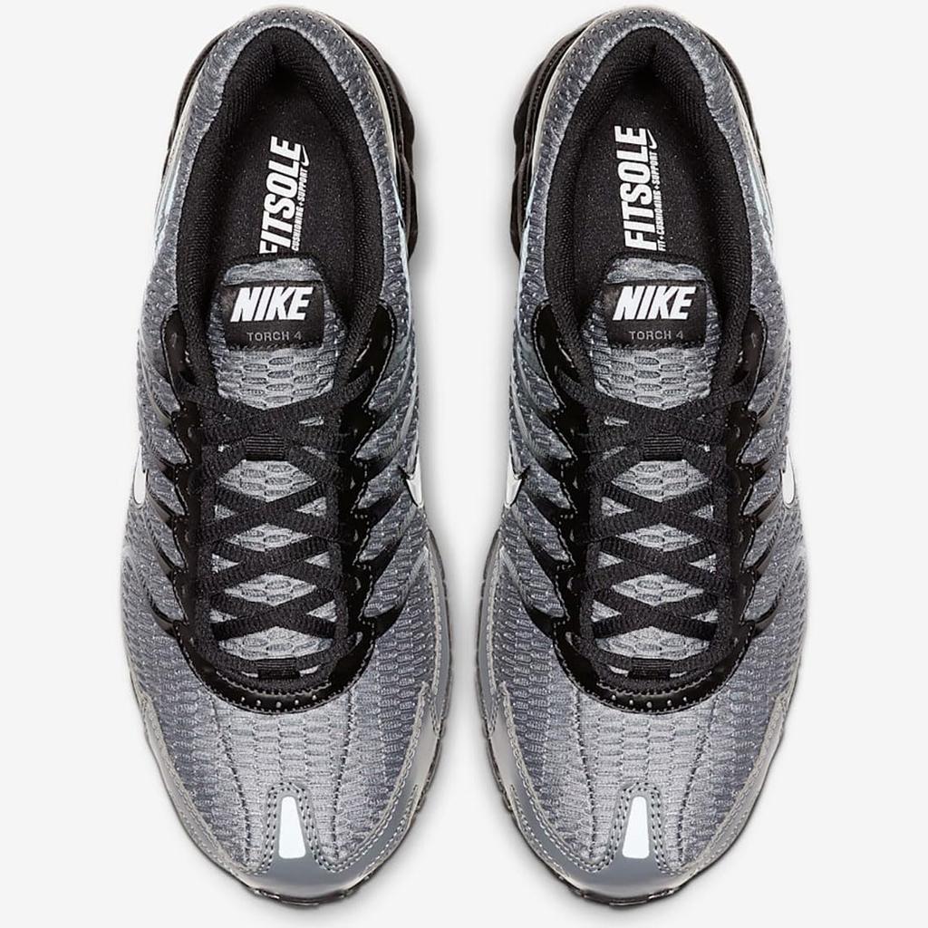 Nike Air Max Torch Cool Размер 4, Серый/Черный/Чистый Платиновый/Белый, 24.5см, 343846-012