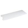 PVC Household Hotel Bathtub Shower Mat Slip Resistant Bathroom Floor Mat with Suction CupWhite 40.5x101cm