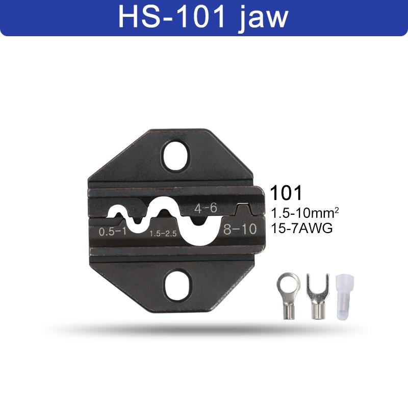 1 шт. HS обжимные клещи, плоскогубцы, штампы, вилка, изоляция трубки, неизолированный флаг, клеммы для коаксиального кабеля, сменные обжимные YEFYM