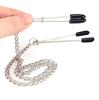 Sex Toys For Couple Adult Game Flirting Adjustable Nipple Clamps Breast Labia Clips With Metal Chain Clit Clamp