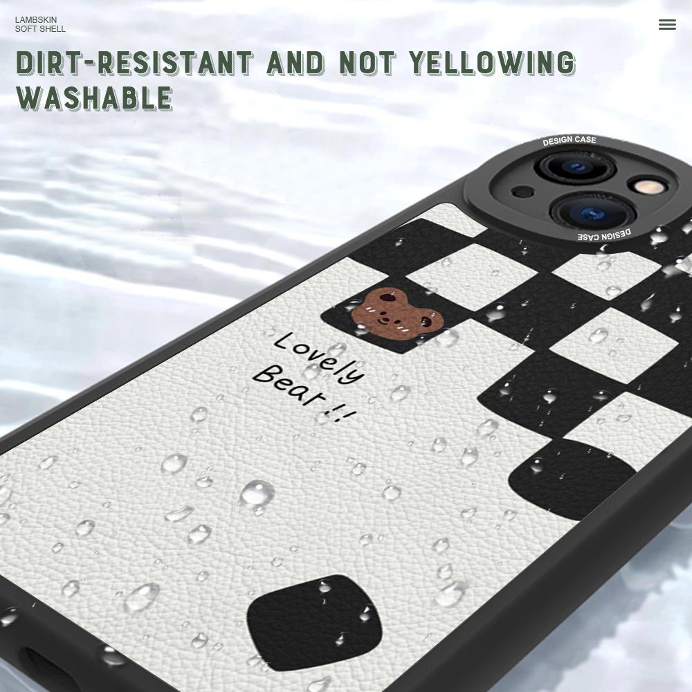 Милый тонкий кожаный чехол с медведем Magic Cube для девочек, чехол из искусственной кожи для телефона Huawei Honor Infinix iPhone Vivo