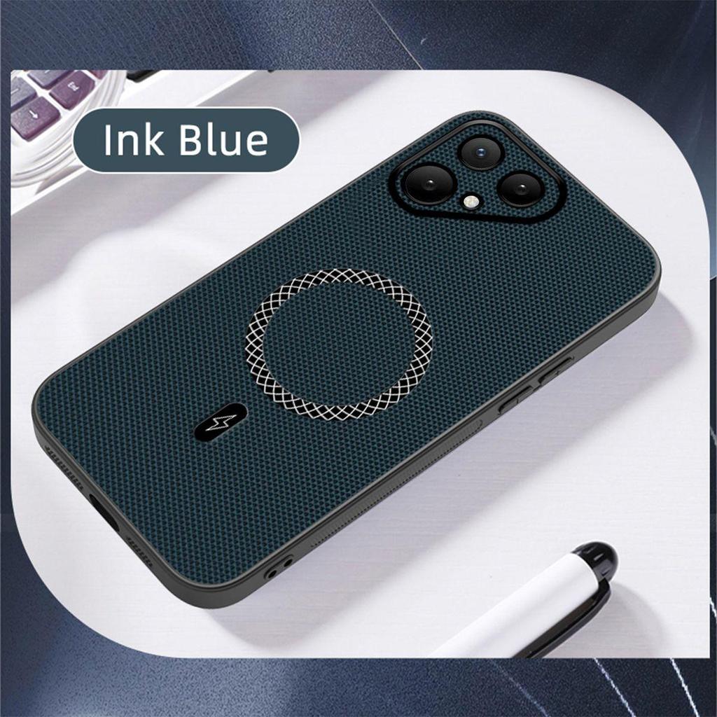 Чехол для телефона с текстурой тканого материала в деловом стиле для TECNO POVA Curve 2 5G, ударопрочный, мягкий, защитный