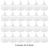 Чайные свечи LED 24-Pack беспламенные чайные свечи батарейные свечи мерцающие электрические чайные свечи для украшения, праздника, годовщины