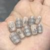 Xiaohongshu Японская клетка Ледяной прозрачный Бутик Ручная работа Носимый Отбеливание ногтей