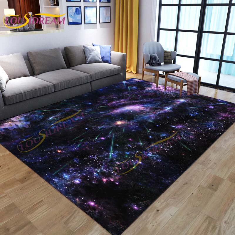 3D цветной космический коврик Galaxy ковер звездное небо ковер для гостиной спальня диван планета ковер детский игровой коврик напольный коврик домашний декор