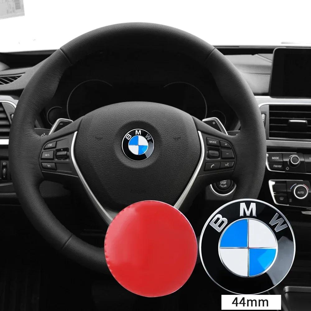 Горячее Для BMW M 44/46 мм Значок Автомобиля Руль Наклейка Эмблема Замена Авто Декор Для BMW M E90 E91 E92 F07 F10 F15 F16 F20 F30 G30 X5