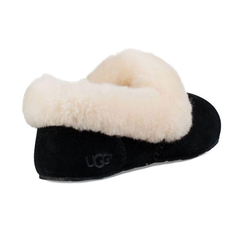 UGG Kendyl Теплые и удобные флисовые спортивные повседневные туфли женские кроссовки черные 1011725-BLK