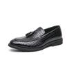 Fashion Leather Shoes Man Casual Loafers Luxury Design Slip On Male Dress Shoes Leisure Style Big Size Good Wear-resistant Sole