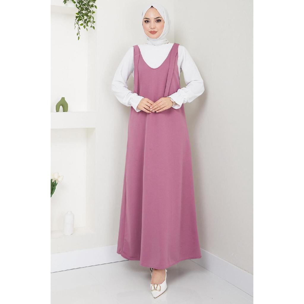 Вязаное платье без рукавов Nehir, черное Hm2389