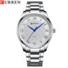 CURREN 8409 Fashion Casual Men's Watch, Water-resistant Business Quartz Wristwatch with Stainless Steel Strap
