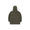 Li Ning Mid-Length Hooded Down Jacket Men Outerwear Forest-Green AYMQ247-2