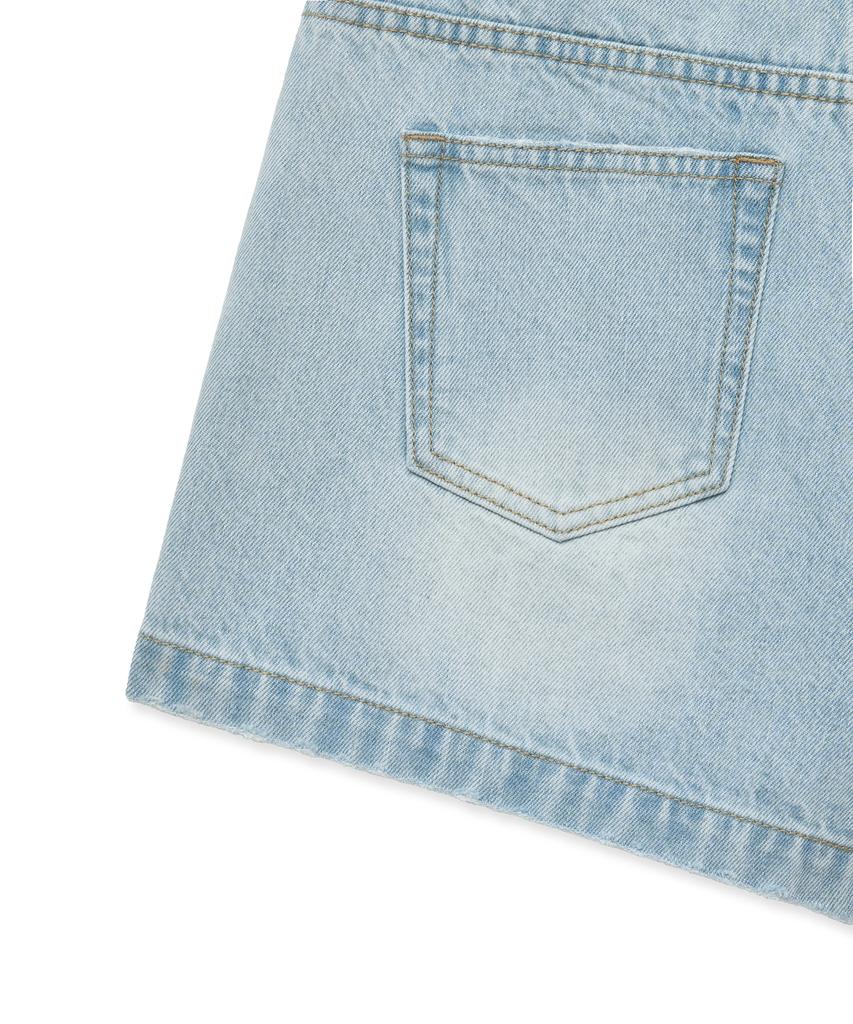 YALE Women'S Denim Shorts_Light Blue