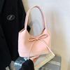 2024 Retro Chic Bow Handbag: Korean Style Autumn/Winter Women's Shoulder Tote & Versatile Underarm Bag