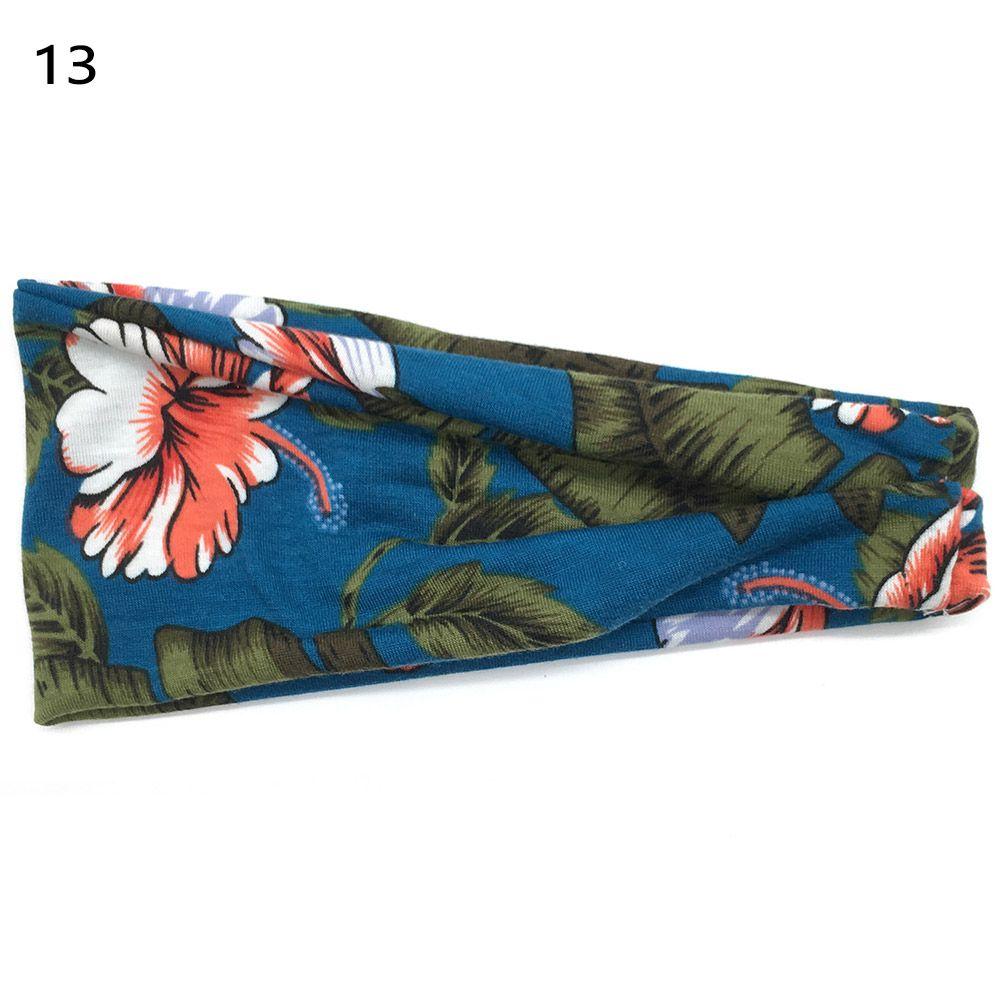 Scrunchy Hairband Sweat Absorbing Running Head Wrap Elastic Turban Women Headbands Sport Bandana