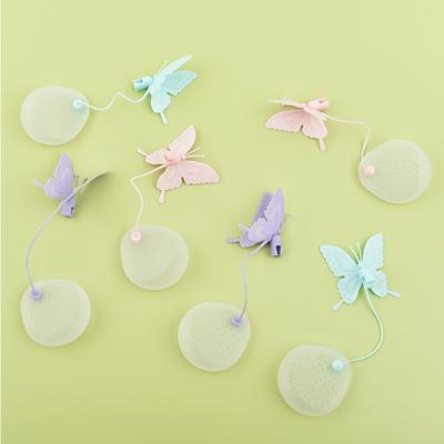 Заварочный блок для чайных листьев, силиконовый забавный креативный многоразовый держатель для чайного пакетика в виде бабочки с ситечком для чая для кружки, бутылки, чайника