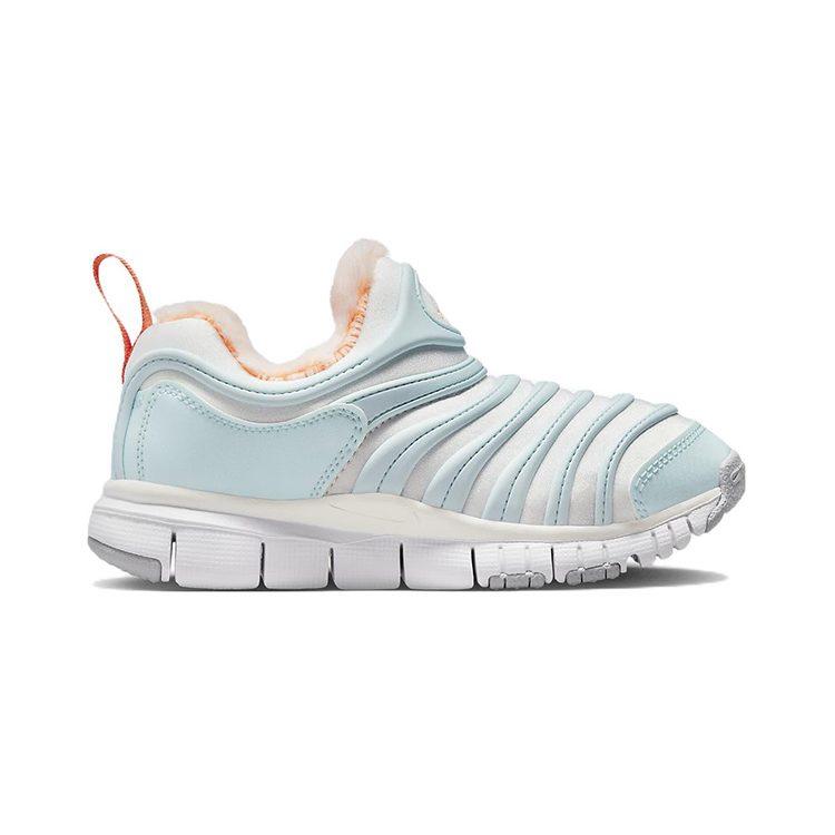 Nike Dynamo Free SE с флисовой подкладкой, удобные, легкие, низкие, детские lifestyle кроссовки, сине-серые, детские FB7176-181