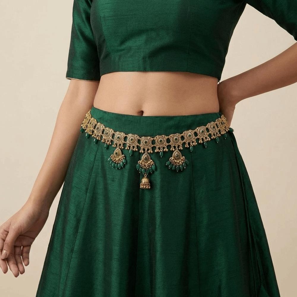 Metal Ethnic Style Belt Beads Body Chain Waist Seal Tassel Belly Chain  Festive