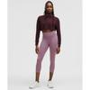 Lululemon Wunder Train High Rise Crop 21  Lavender Lux