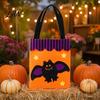 Holiday Photo Props Halloween Candy Bag, Cute Pumpkin Ghost Tote for Kids, Spooky Stiff Material Pouches Cartoon Pattern Treat Bag Party, Trick
