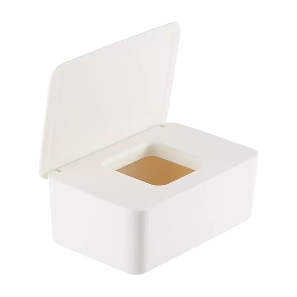 NEW Wet Tissue Box Dustproof Wipes Dispenser Portable Tissue Box Storage Box With Lid For Car Home Office Desktop Organizer